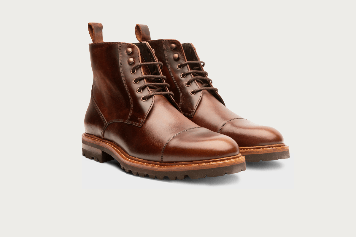 Stratton cap discount toe boot